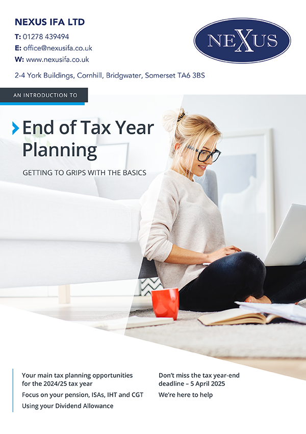 End of Tax Year Planning